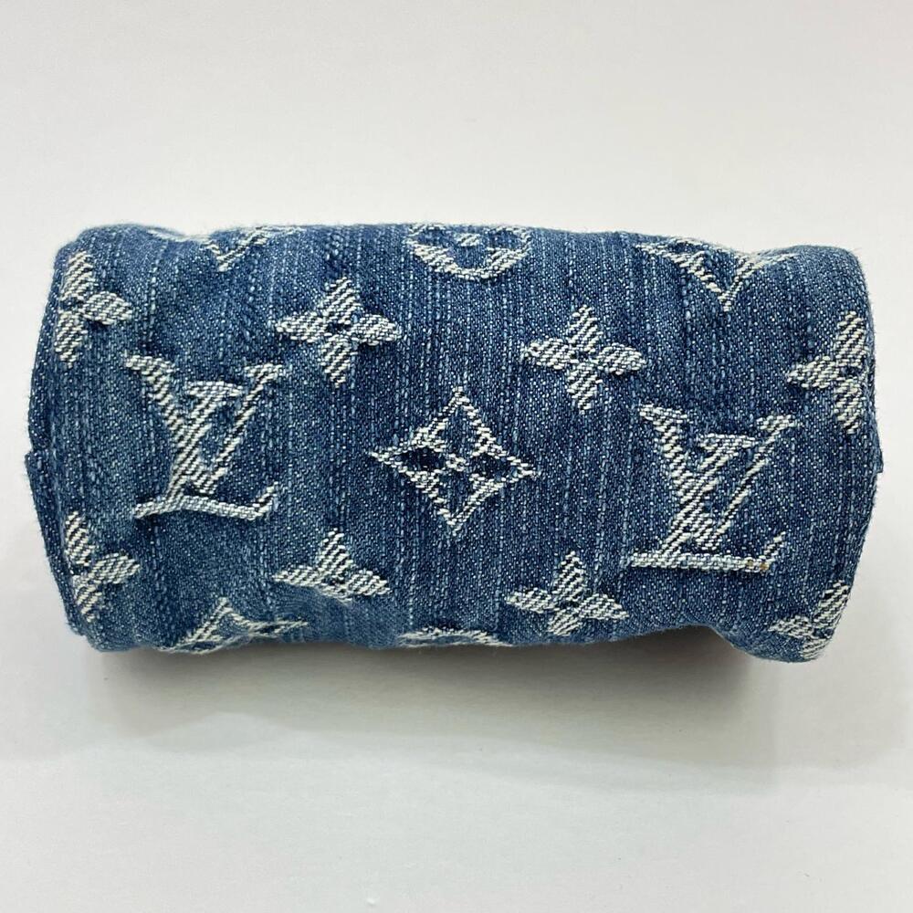 Louis Vuitton Truth Speedy Monogram Denim Pouch Navy Blue - Picture 6 of 12
